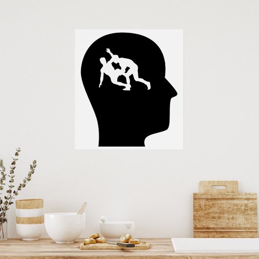 Denk aan het rusten poster (Keuken)