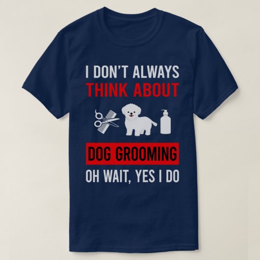 Denk aan hondenverzorger t-shirt (Design voorkant)