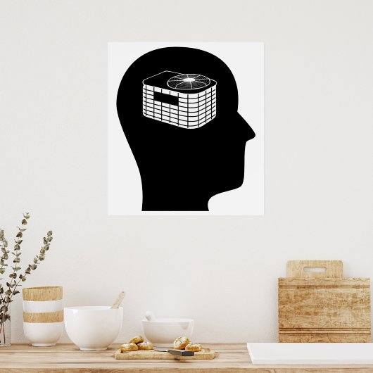 Denk aan HVAC Poster (Keuken)