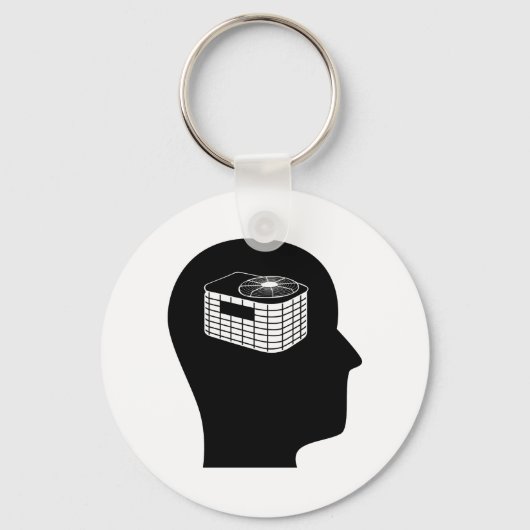 Denk aan HVAC Sleutelhanger (Voorkant)