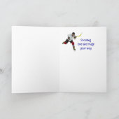 Denk aan Ice Hockey Sport Kaart (Binnen)