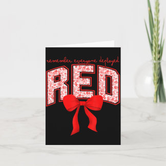 Denk Aan Iedereen Die RED Strikdas Toilet Militair Kaart