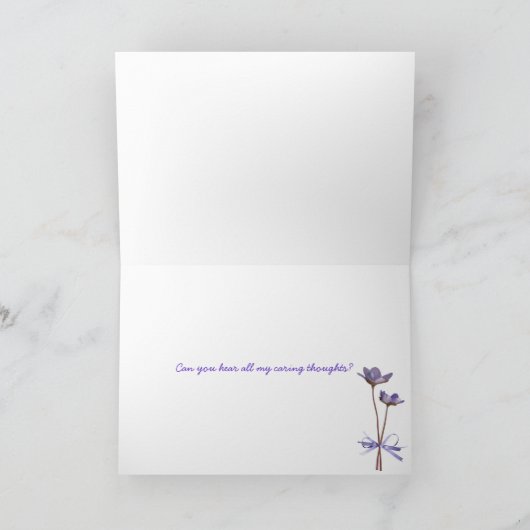 Denk aan Iris Kaart (Binnen)