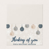 Denk aan je 25 feestkaarten kaart (Buitenkant ongevouwen)