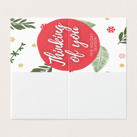 Denk aan je 25 feestkaarten kaart (Buitenkant ongevouwen)