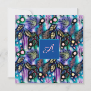 Denk aan je Abstracte Waterverf Floral Custom
