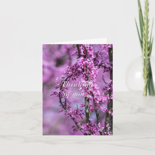 Denk aan je Avondale Redbud Art Kaart (Voorkant)