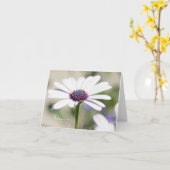 Denk aan je bloemenkaart kaart (Gele Bloem)