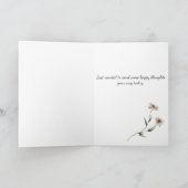 Denk aan je  botanische kleine Kaart (Binnen)