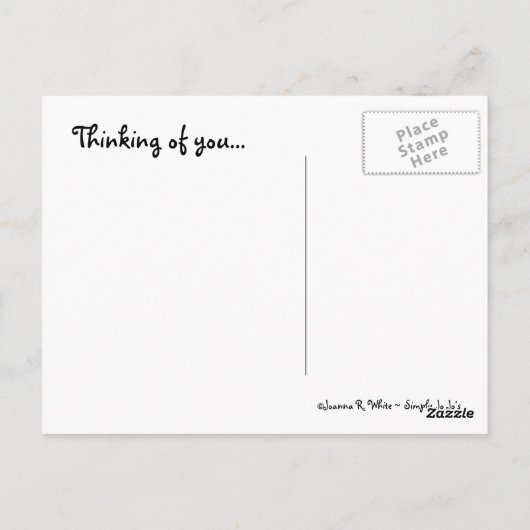 Denk aan je Briefkaart (Achterkant)