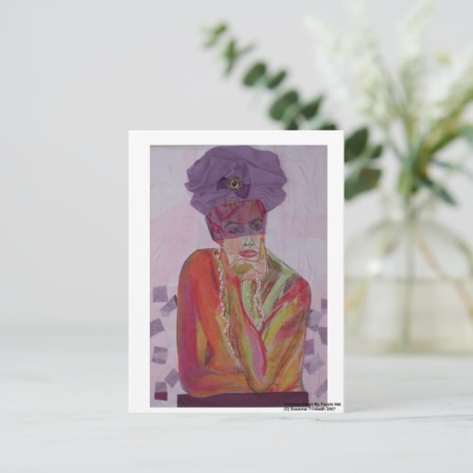 Denk aan je Briefkaart (Staand voorkant)