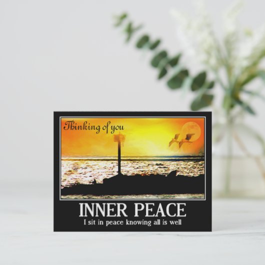 Denk aan je_ briefkaart (Staand voorkant)