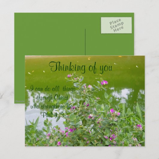 Denk aan je_ briefkaart (Voorkant / Achterkant)