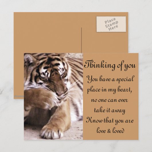 Denk aan je_ briefkaart (Voorkant / Achterkant)