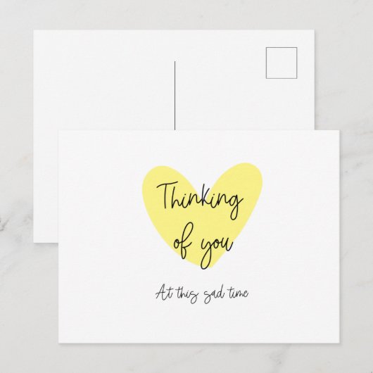 Denk aan je Briefkaart (Voorkant / Achterkant)