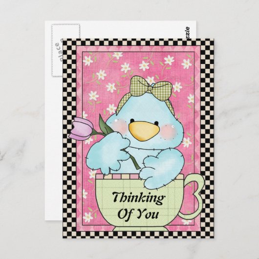 Denk aan je Briefkaart (Voorkant / Achterkant)