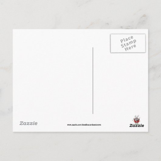 Denk aan je Briefkaart Ladybug (Achterkant)