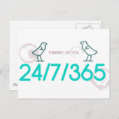 Denk aan je creditcard briefkaart (Voorkant / Achterkant)