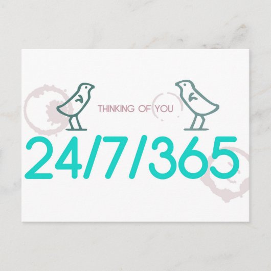 Denk aan je creditcard briefkaart (Voorkant)