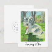 Denk aan je creditcard notitiekaartje (Voorkant / Achterkant)