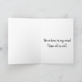 Denk aan je Cute Kitten op Labradors hoofd Kaart (Binnen)