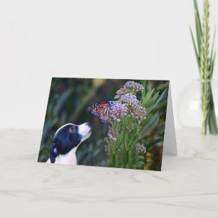 Denk aan je  Cute Puppy Kaart