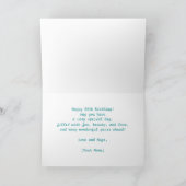 Denk aan je Cute Teddy Bear 30th Birthday Kaart (Binnen)