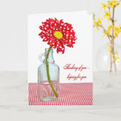 Denk aan je Daisy Kaart (Gele Bloem)