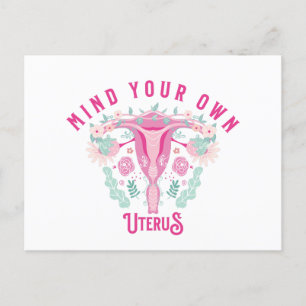 Denk aan je eigen baarmoeder briefkaart