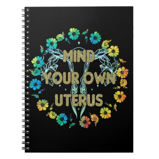 Denk aan je eigen baarmoeder notitieboek (Voorkant)