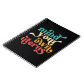 Denk aan je eigen baarmoeder notitieboek (Linkerzijde)