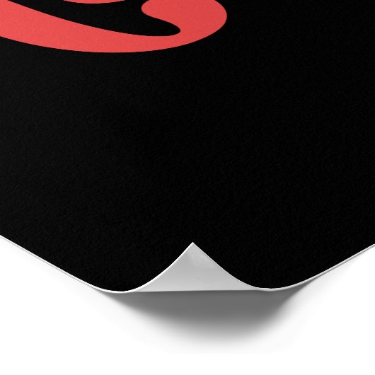 Denk aan je eigen baarmoeder poster (Hoek)