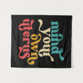 Denk aan je eigen baarmoeder wandkleed (Voorkant (horizontaal))