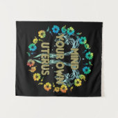 Denk aan je eigen baarmoeder wandkleed (Voorkant (horizontaal))