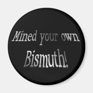 Denk aan je eigen bismuth magneet