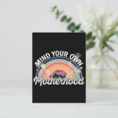 Denk aan je eigen moederschap, Moederdag geschenke Briefkaart (Staand voorkant)