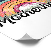 Denk aan je eigen moederschap, Moederdag geschenke Poster (Hoek)