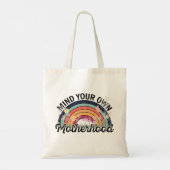 Denk aan je eigen moederschap, Moederdag geschenke Tote Bag (Achterkant)