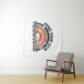 Denk aan je eigen moederschap, Moederdag geschenke Wandkleed (In Situ (horizontaal))