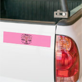 Denk aan je eigen Uterus Feminist Pro Choice Bumpersticker (Op Truck)