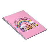 Denk aan je eigen uterus feminist Pro Choice Rainb Notitieboek (Rechterzijde)