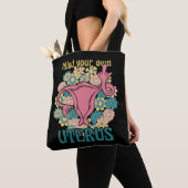 Denk aan je eigen Uterus Feminist Pro Choice Tote Bag (Dichtbij)