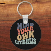 Denk aan je eigen Uterus feminist Sleutelhanger (Voorkant)