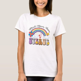 Denk aan je eigen Uterus feminist T-shirt