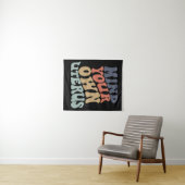 Denk aan je eigen Uterus feminist Wandkleed (In Situ (horizontaal))