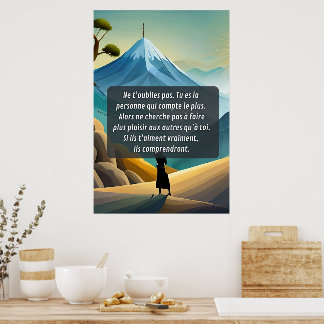 Denk aan je en vergeet je niet poster