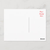 Denk aan je Engelse Bulldog Puppy Dog Briefkaart (Achterkant)