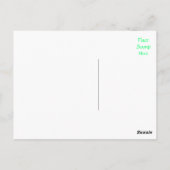 Denk aan je Engelse Bulldog Puppy Dog Briefkaart (Achterkant)