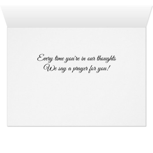 Denk aan je gebeden (Binenzijde Horizontaal (Onderkant))