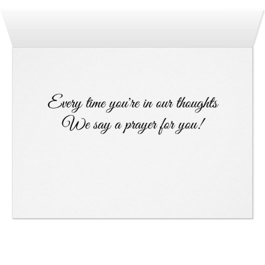 Denk aan je gebeden (Binenzijde Horizontaal (Onderkant))